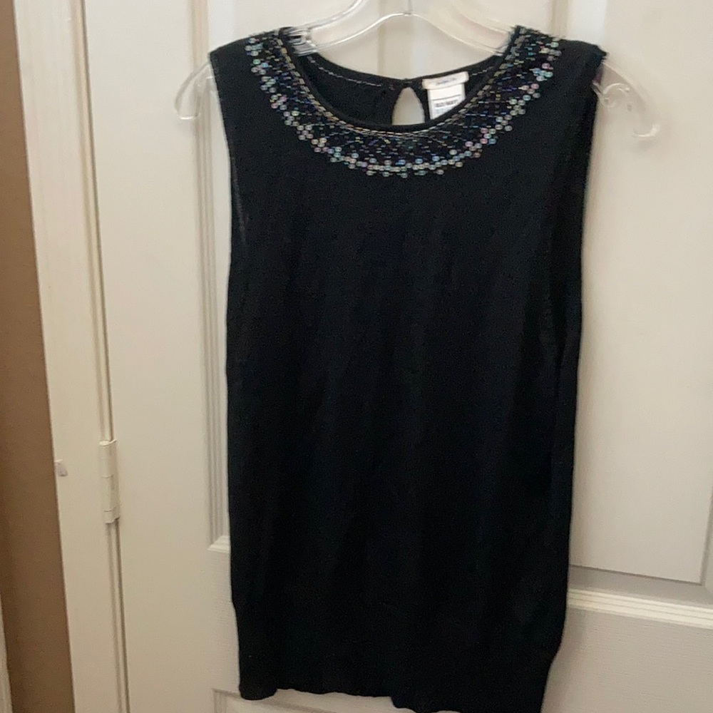 FINAL MARKDOWN Old navy embellished tank top xl